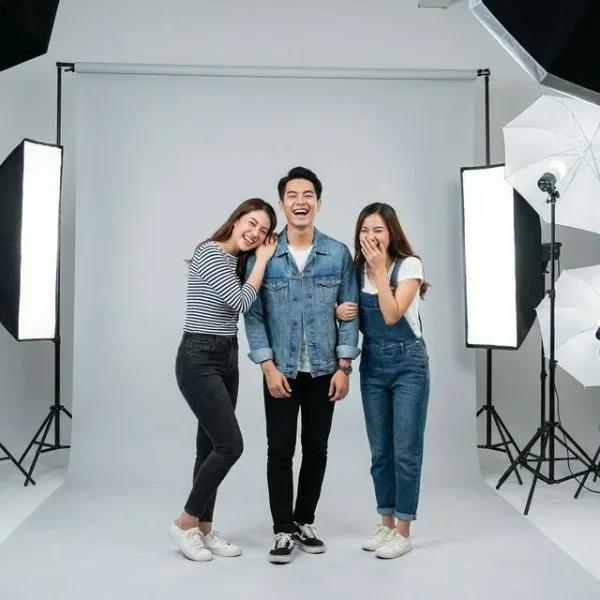 Freunde Fotoshooting - Professionelles Fotoshooting im picjoy Studio Bochum