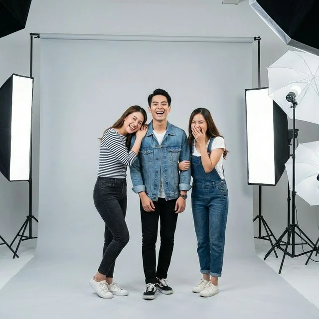 Freunde Fotoshooting